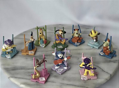 Miniatura roqueiros Hanna Barbera (10 bonecos variados) Col.Pepsi Sonrics anos 90