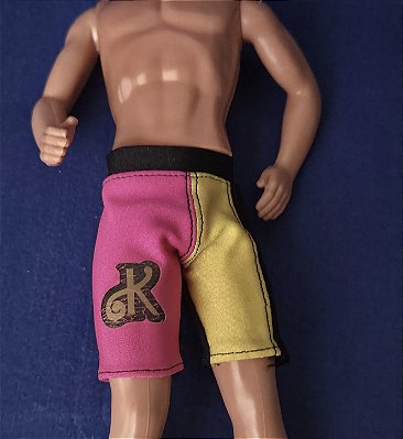Bermuda natação do boneco Ken Estrela Coleção Barbie um banho de sol 1989