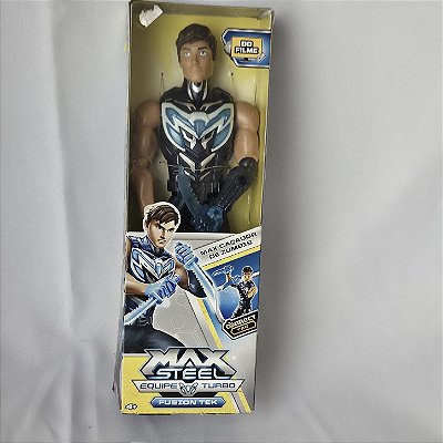 Boneco Max Steel caçador de zumbis, Mattel 2015, novo, lacrado