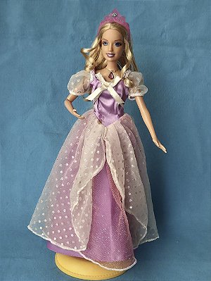 Barbie Rosella ,princesa da ilha, 2007 vestido barbie princesa de 1997, não funciona