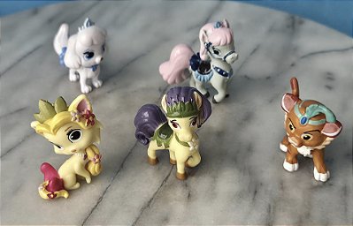 Miniatura Disney Palace Pets 4 cm, lote de 5 variados