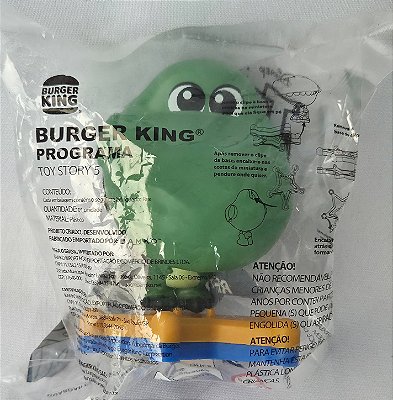 Coleção Burger King T Rex Toy Story 5 lacrado
