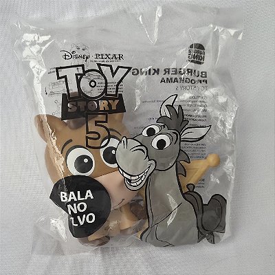 Boneco Bala no alvo ,cavalo Toy story 5, colecao Burger King, novo, lacrado