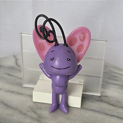 Borboletinha de vinil 11,5 cm da turma da galinha pintadinha