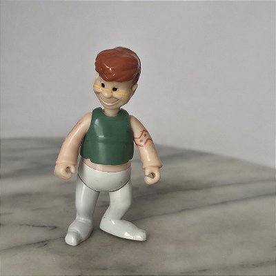 Miniatura Disney menino perdido ruivo do Peter Pan, 7 cm
