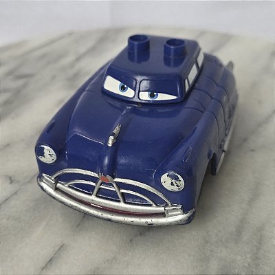Lego duplo carro azul Doc Hudson 11 cm do carros Disney
