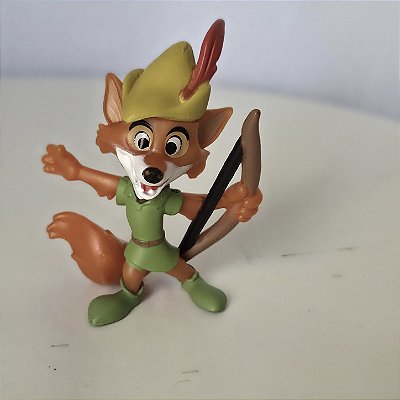 Miniatura Disney de Robin Hood 6 cm coleção 100 years of Spirited Adventures, Just play ,edição limitada