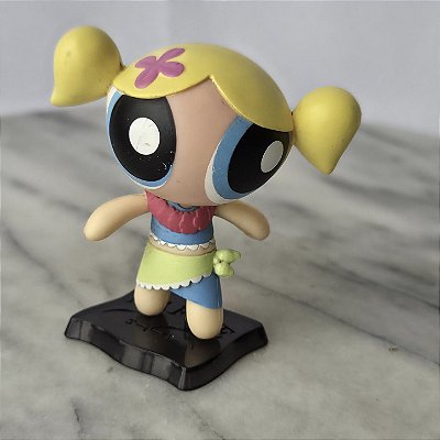 Lindinha articulada no pescoço, uma das meninas super poderosas Cartoon Network , 6 cm