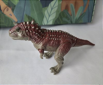 Dinossauro plástico duro articulado carnotauro filme Dinossauro Disney 2000 sem som, 24 cm