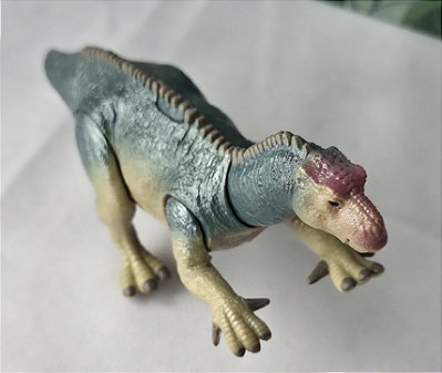 Dinossauro plástico duro articulado Aladar filme Dinossauro Disney 2000 sem som, 24 cm