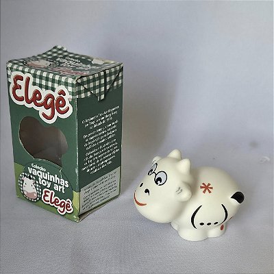 Vaquinha toy art , intelectual, 6 cm , Estrela, promocional do leite Elege,