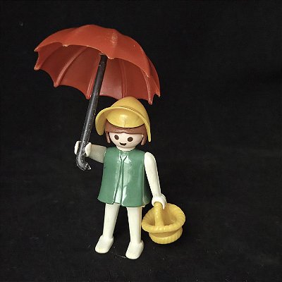 Playmobil Trol Velho Oeste, dama com guarda sol.e cestinha