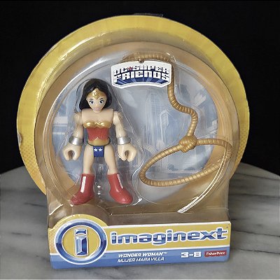 Imaginext DC Superfriends, Boneca Mulher Maravilha na embalagem lacrada