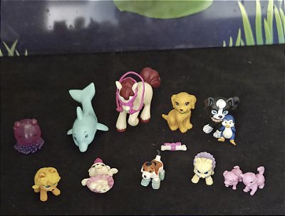 Pets da Bineca Polly Mattel, lote de 12 variados .