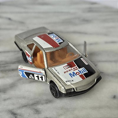 Miniatura de metal anos 80 Guisval Espanha com portas que abrem de Mercedes 500 Sec , escala 1:43