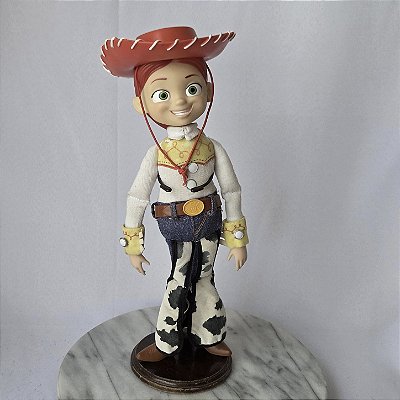 Boneca Jessie 38 cm do Toy Story Disney Pixar,fala inglês,Thinkway Toys