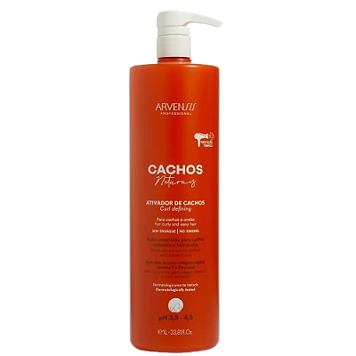 Ativador Cachos Naturais Cacheados/Ondulados 1L - Arvensis