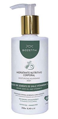 Hidratante Nutritivo Corporal Sem Perfume 250ml - Biozenthi