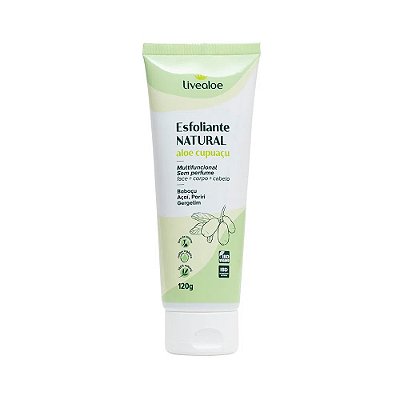 Esfoliante Natural 120ml Aloe Cupuaçu - LiveAloe