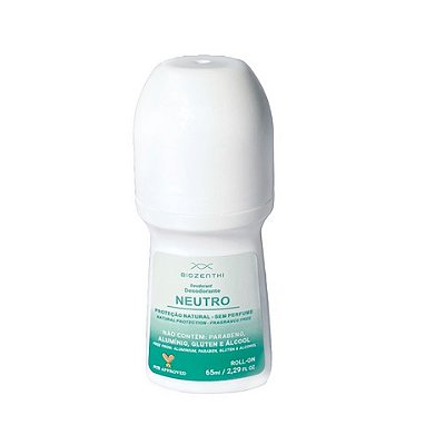 Desodorante Roll-On Neutro 65ml - Biozenthi