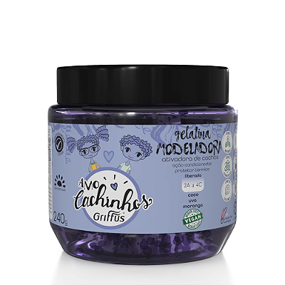 Gelatina Modeladora Amo Cachinhos 240g  -  Griffus