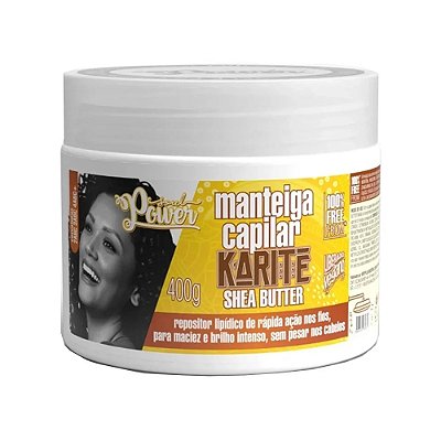 Manteiga Capilar Karité Shea Butter Mask 400g - Soul Power