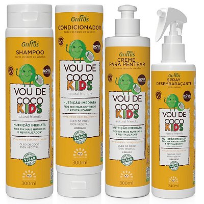 Kit Completo Vou De coco Kids - Griffus