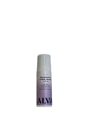 Desodorante Roll on Cristal Natural Lavanda Vegano 70ml - Alva