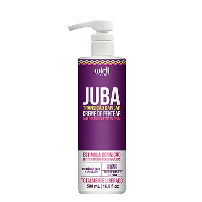 Creme de Pentear Textura Densa  Juba Transição Capilar 500ml - Widi Care