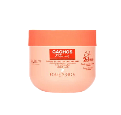 Máscara Cachos 2x1 Light 300ml - Arvensis