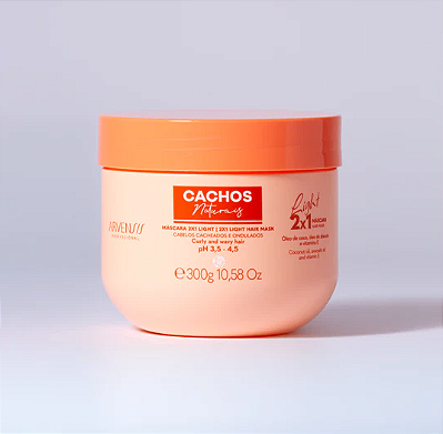 Máscara Cachos 2x1 Light 300ml - Arvensis