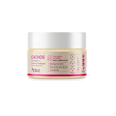 Manteiga 2x1 (Nutritiva e Finalizadora) Cachos 260g - Ápice