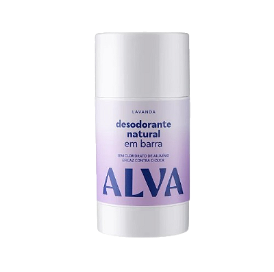 Desodorante em barra lavanda 55g - Alva