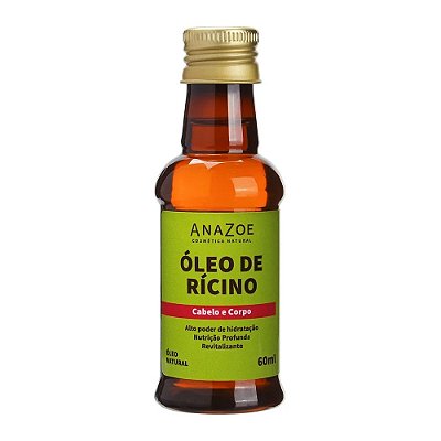 Óleo de Rícino Cabelo e Corpo 60ml - Anazoe
