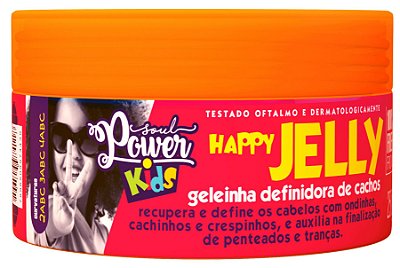 Geléia Para Cachos Infantil Happy Jelly 250g - Soul Power