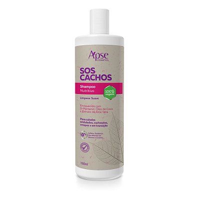 Shampoo Nutritivo SOS Cachos 1L - Apse