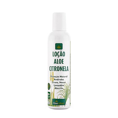 Loção Aloe Citronela 200ml - Livealoe