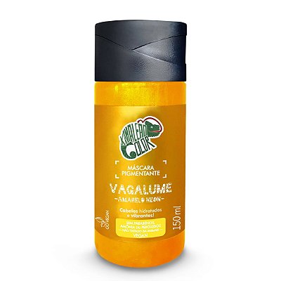 Máscara Pigmentante Vagalume  Amarelo Neon 150mL - Kamaleão Color