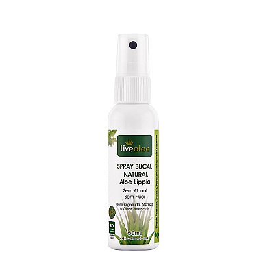 Spray Bucal Natural Aloe Lippia 60ml - Livealoe