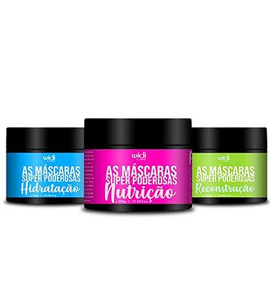 Kit Cronograma Capilar As Máscaras Super Poderosas - Widi Care