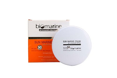 Biomarine Sun Marine Color Pó Compacto FPS50 Bege 12g