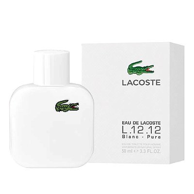 Lacoste Lac L.12.12 Blanc Pure Edt Perfume Masculino 50ml