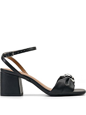 Sandália Preto Bia Salto Bloco Grosso