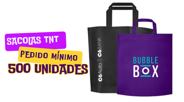 SACOLA TNT TERMO-SELADA EVENTOS