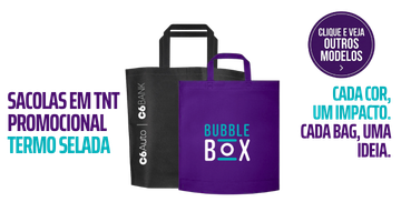 SACOLA TNT TERMO-SELADA EVENTOS