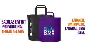 SACOLA TNT TERMO-SELADA EVENTOS
