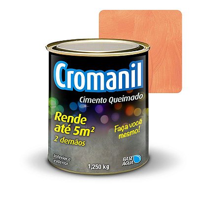 Cimento Queimado Cor TERRACOTA - GRÁTIS APLICADOR