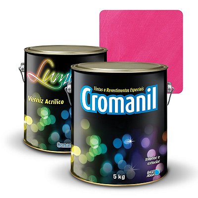 KIT Cimento Queimado Galão (5kg) + 1 Verniz Galão 3,6 litros - Cor AMOR