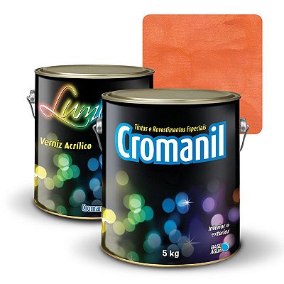 KIT Cimento Queimado Galão (5kg) + 1 Verniz Galão 3,6 litros - Cor ENFERRUJADO