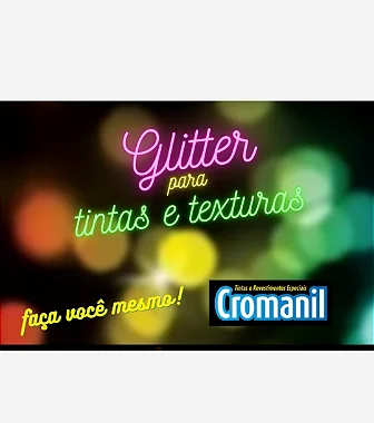 Glitter para Tintas e Texturas - Lata 250ml
